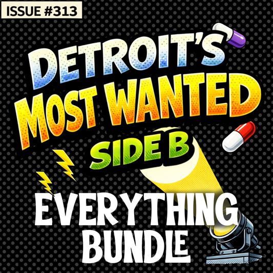 Detroit’s Most Wanted - Side B (Rap Vigilante) Everything Bundle | Bold Comic Graphic Set | PNG Digital Download