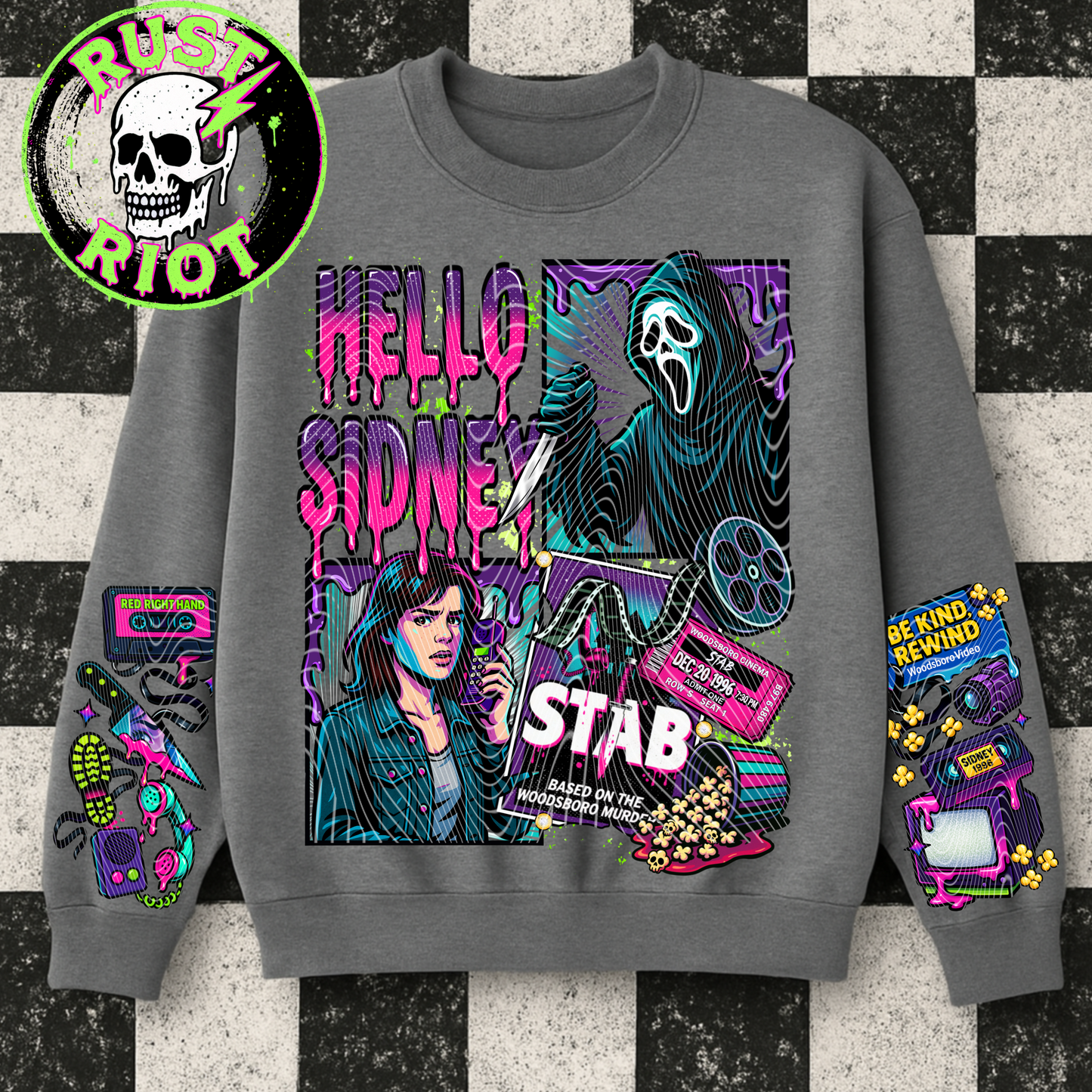 Now Screaming | Neon Horror Tee Graphic | PNG Digital Download