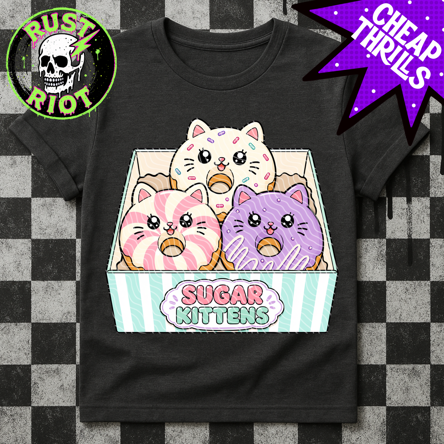 Sugar Kittens | Kawaii Cat Donut Collection | PNG Digital Download