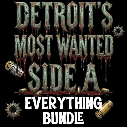 Detroit’s Most Wanted - Side A Everything Bundle | Gritty Comic Graphic Set | PNG Digital Download