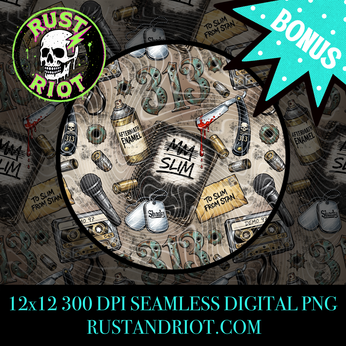 Detroit’s Most Wanted - Side A Everything Bundle | Gritty Comic Graphic Set | PNG Digital Download