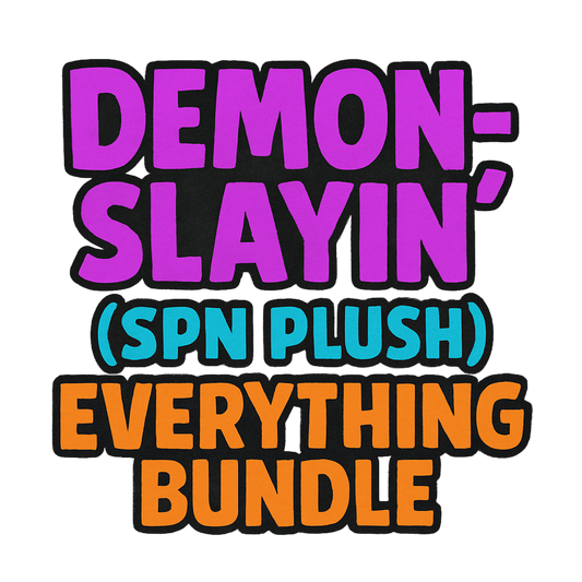 Demon-Slayin’ Plush Squad Everything Bundle - Full Digital Set PNG
