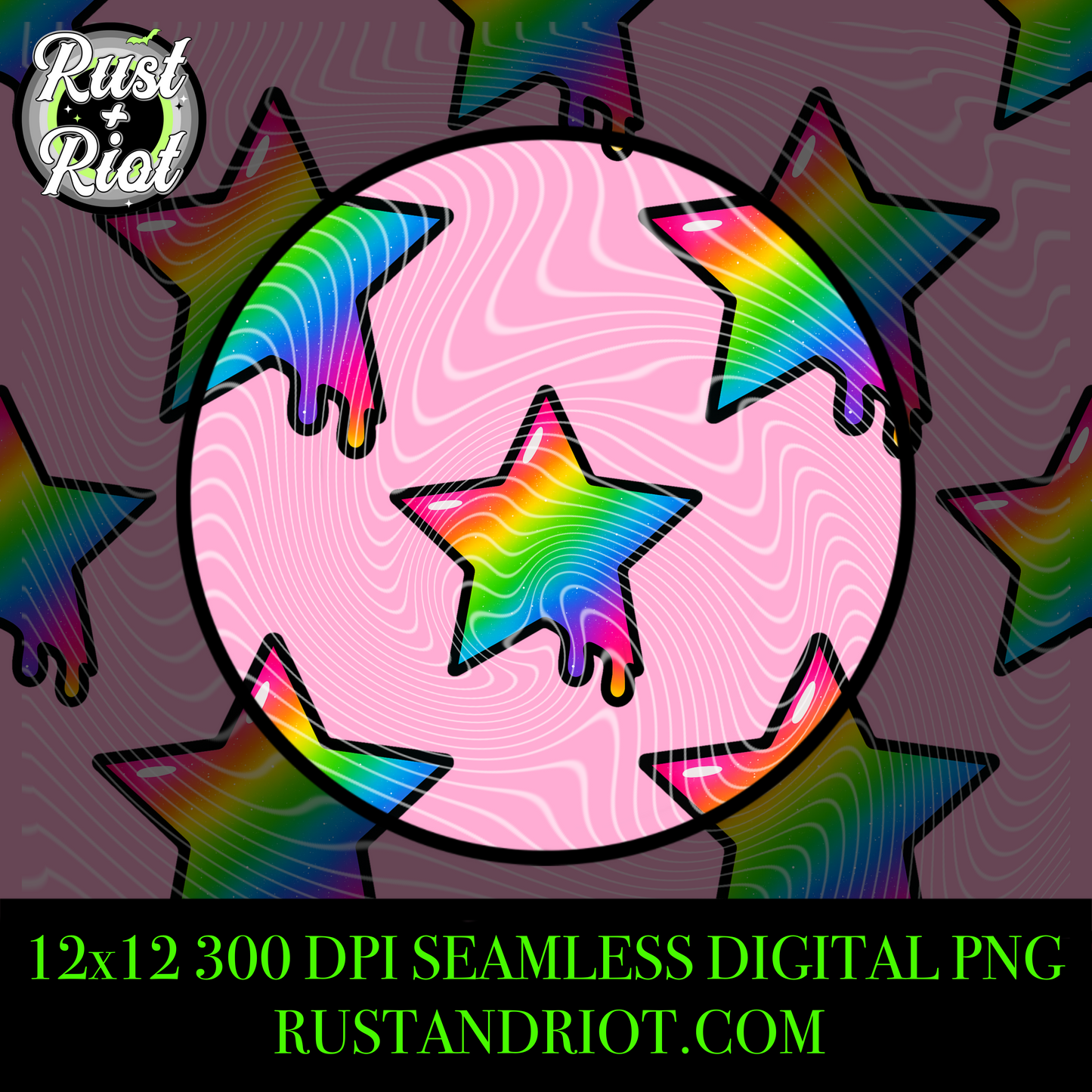 Slay All Day Bundle - Rainbow Horror PNG Set for Sublimation, DTF, Paper, Fabric and Crafts