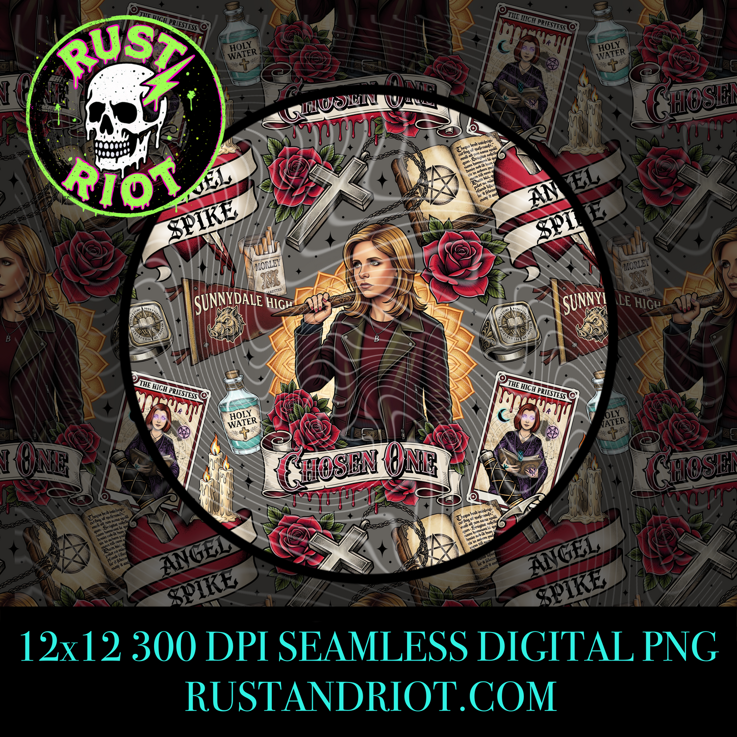 Chosen One Everything Bundle | Neo Trad Tattoo Graphic Set | PNG Digital Download