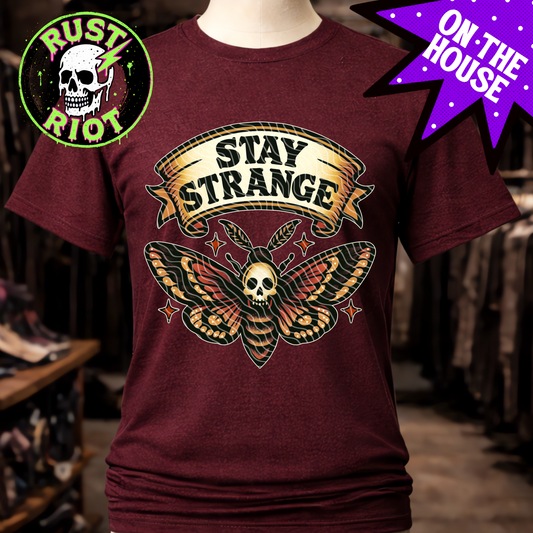 Stay Strange | Freebie | PNG Digital Download