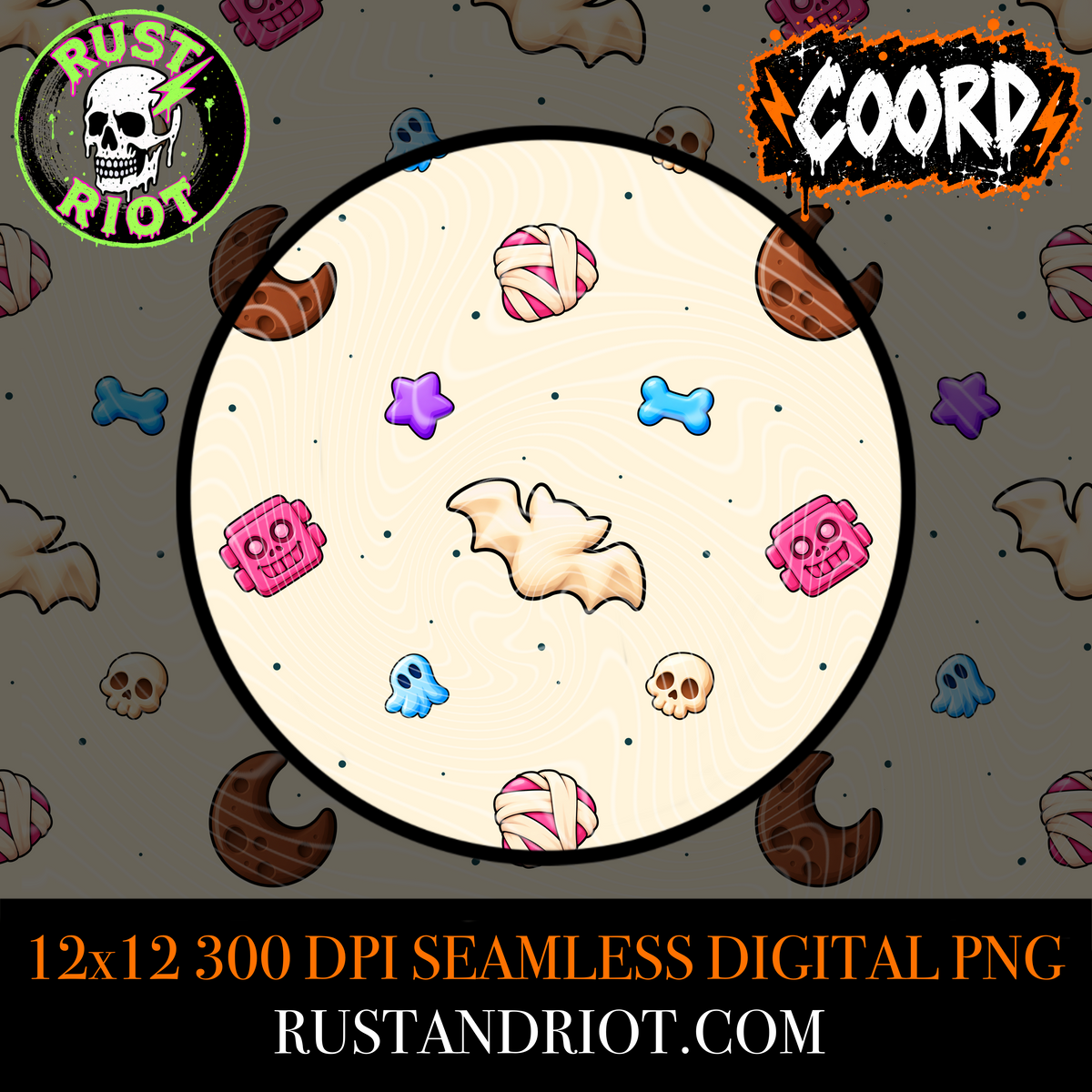 Morning Monsters | Retro Monster Cereal Collection | PNG Digital Download