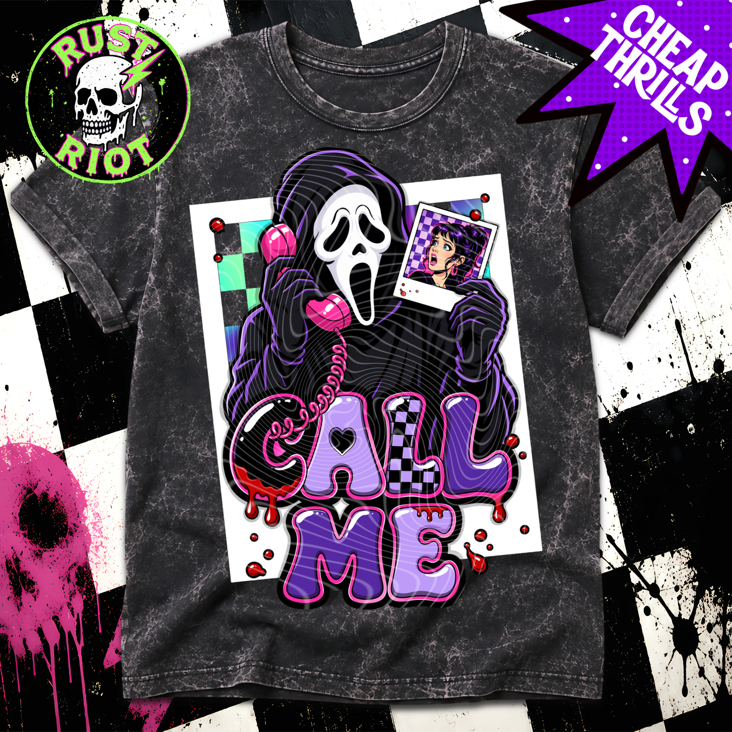 Call Me | Y2K Pop Horror Collection | PNG Digital Download