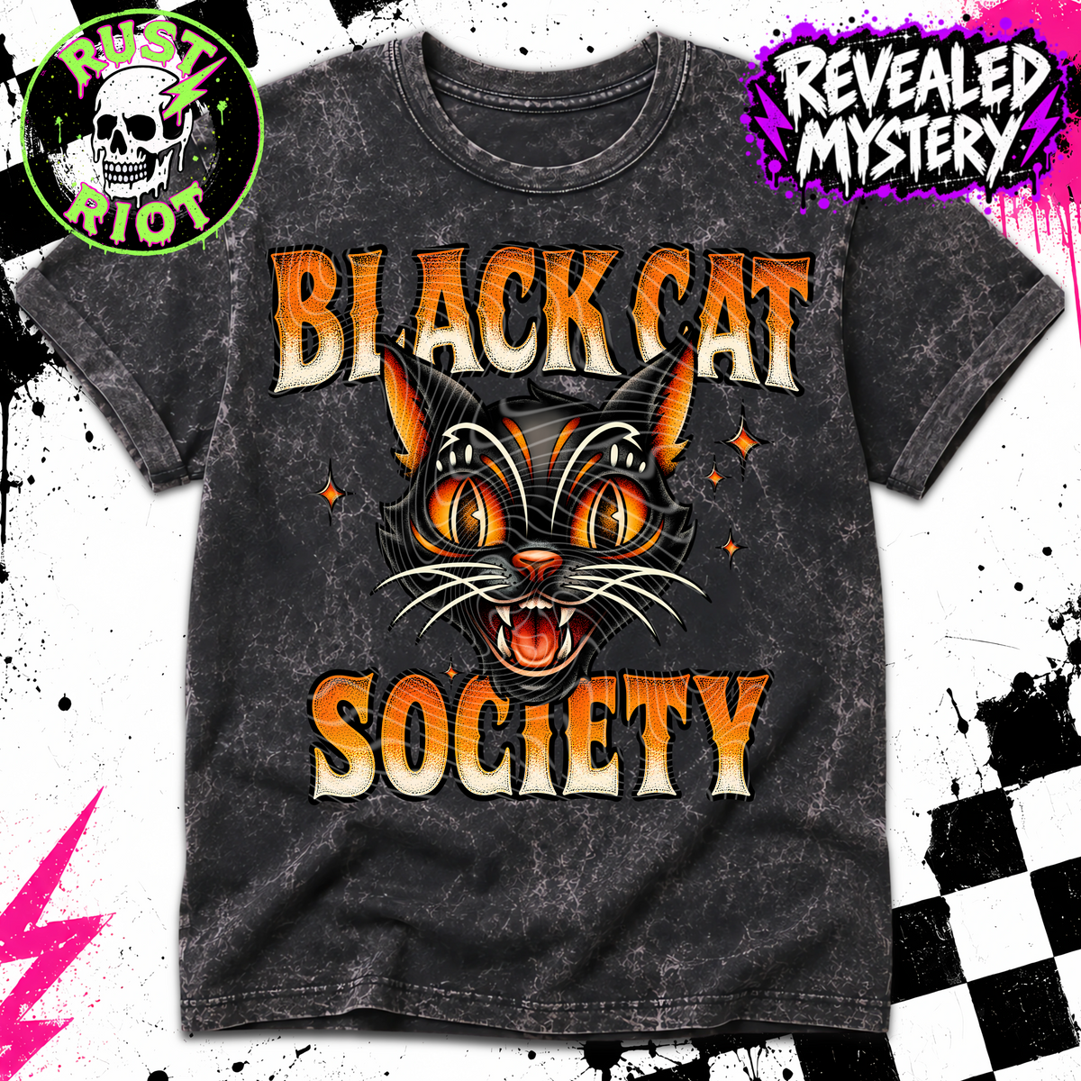 Retro Black Cat | Vintage Halloween | PNG Digital Download