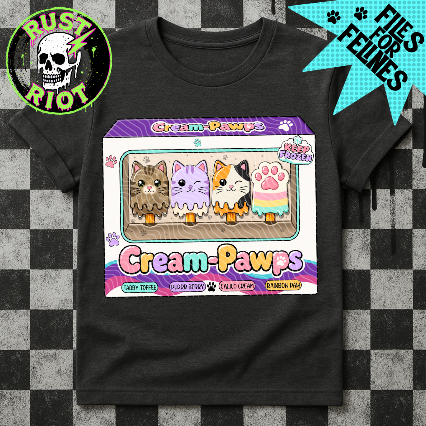 Cream Pawps | Kawaii Pop Art Collection | PNG Digital Download