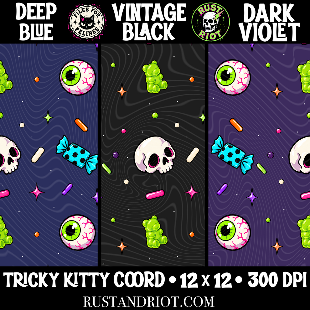 Treats & Toe Beans | Halloween Cat PNG Designs | Rust + Riot – Rust & Riot