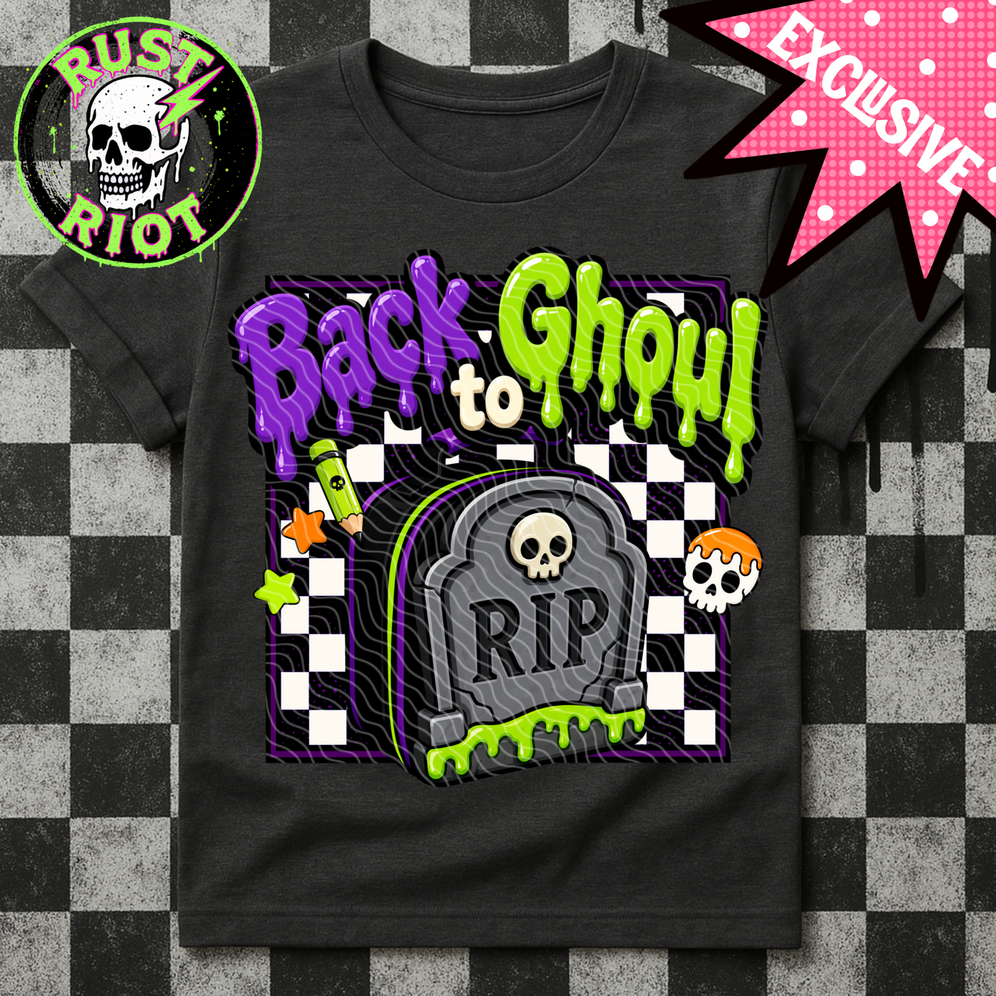 Back to Ghoul - Bat Edition | Spooky School Collection  | PNG Digital Download