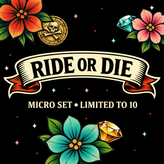Ride or Die Micro Set – Limited Edition (10 Only) | Tee Graphic, Seamless, Tumbler Wrap | Digital Download PNG