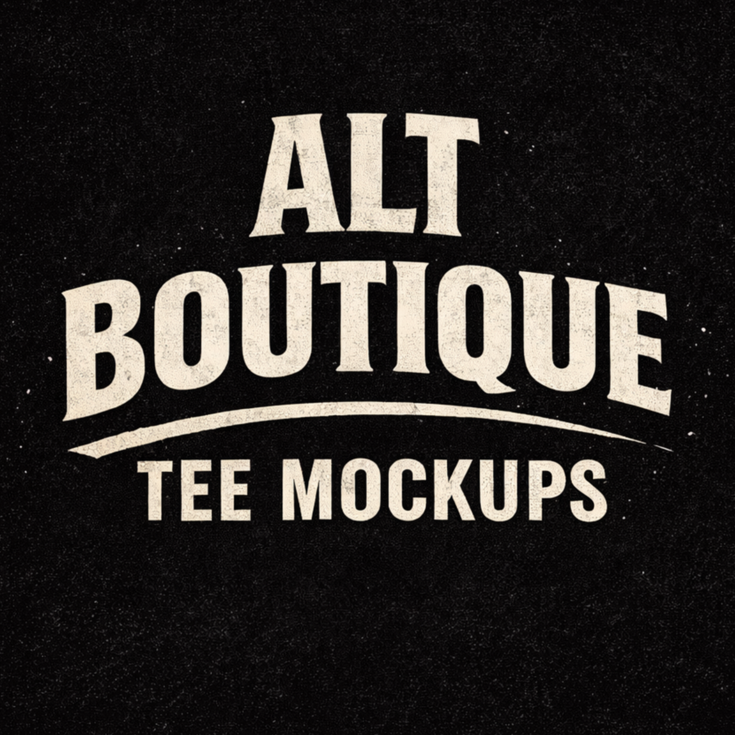 Alt Boutique Tee Mockup Bundle - 10 Colors | PNG Digital Download