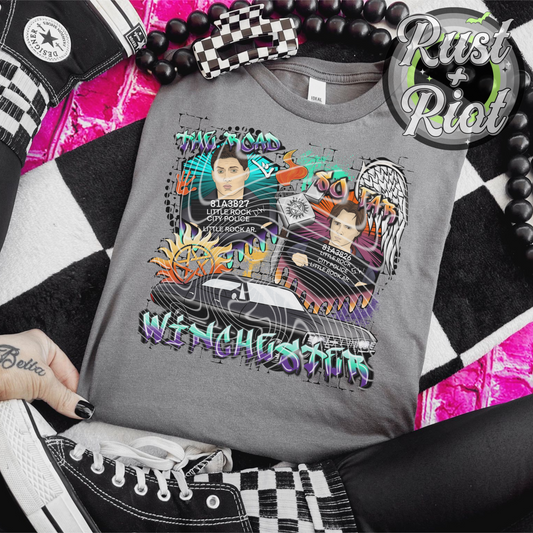 SPN The Road So Far Main PNG, Digital Graphic Image for Sublimation, DTF, UVDTF, and DTG Printing