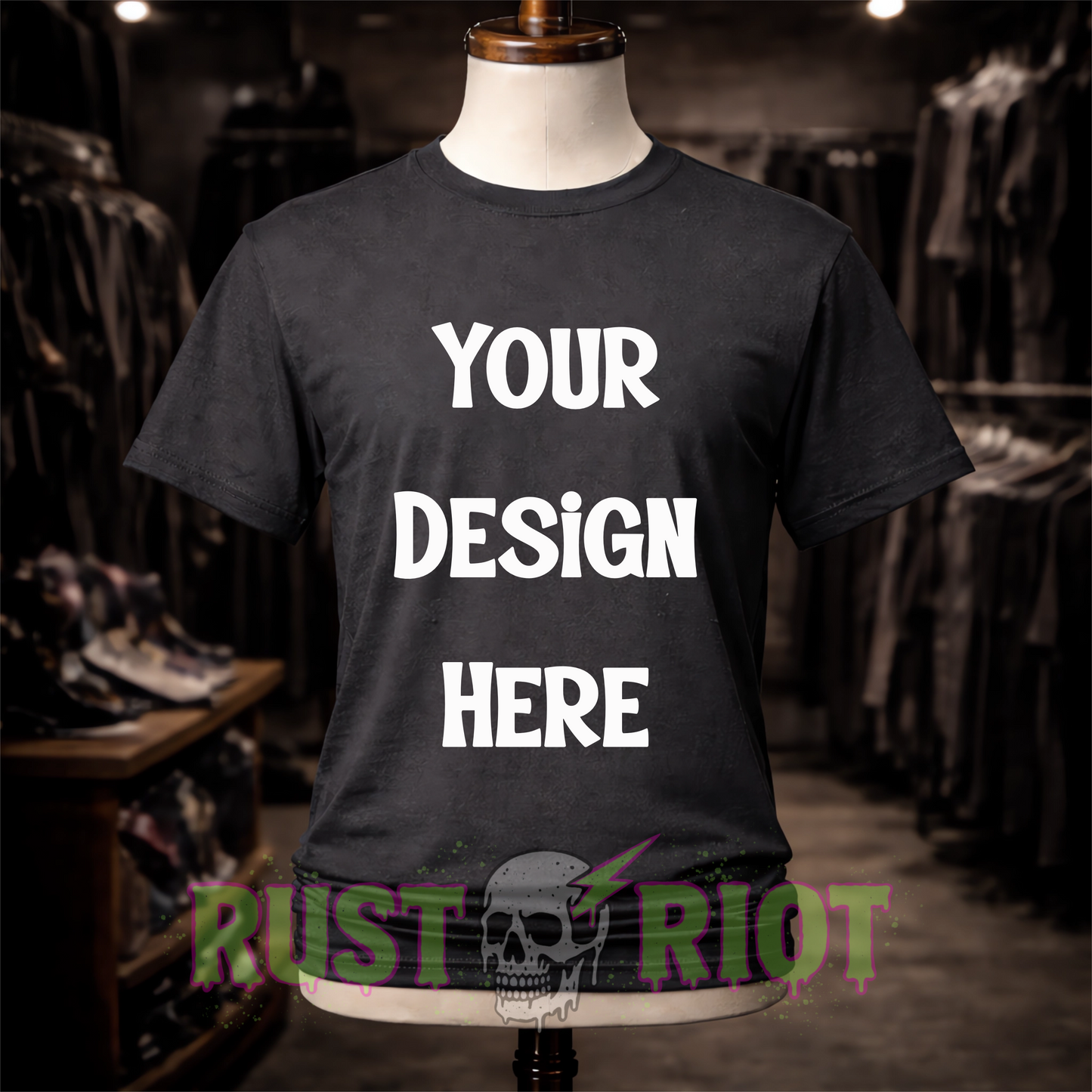 Alt Boutique Tee Mockup Bundle - 10 Colors | PNG Digital Download