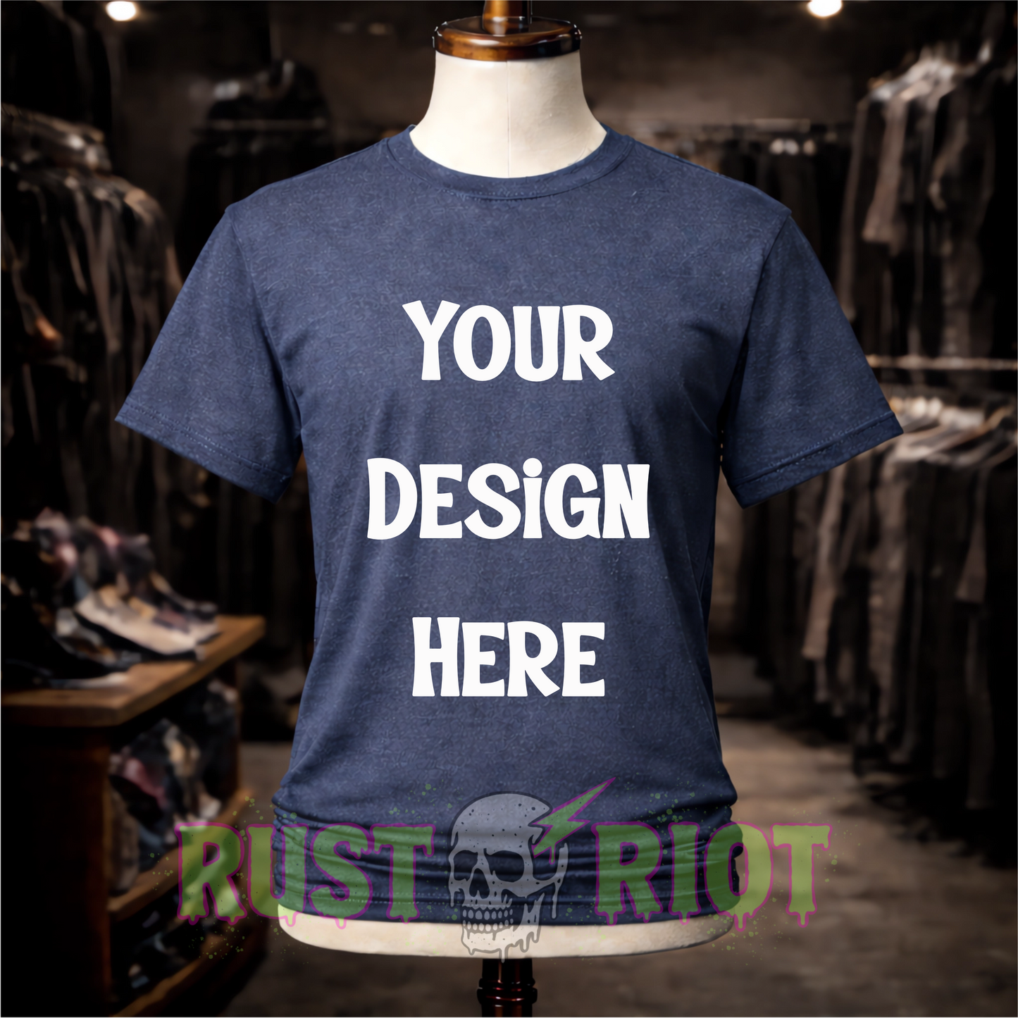 Alt Boutique Tee Mockup Bundle - 10 Colors | PNG Digital Download