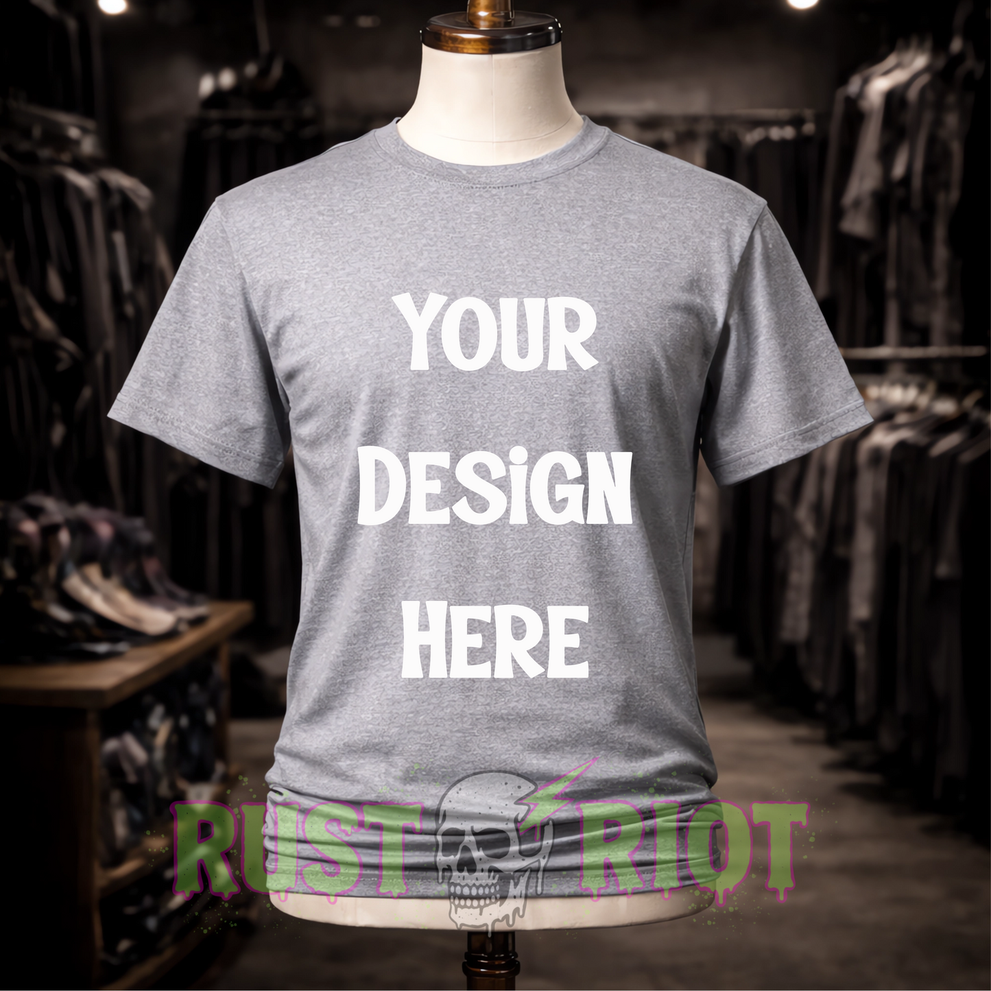 Alt Boutique Tee Mockup Bundle - 10 Colors | PNG Digital Download