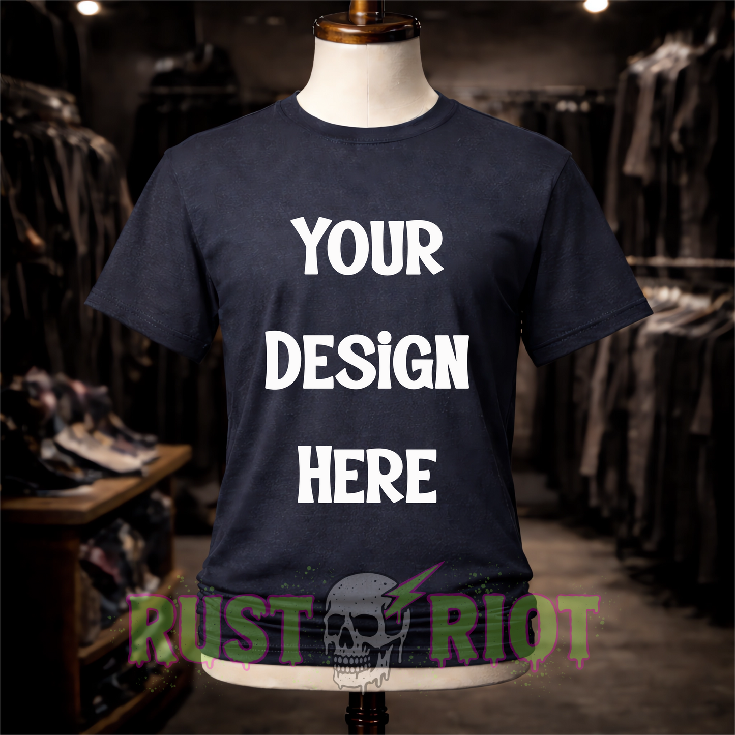 Alt Boutique Tee Mockup Bundle - 10 Colors | PNG Digital Download