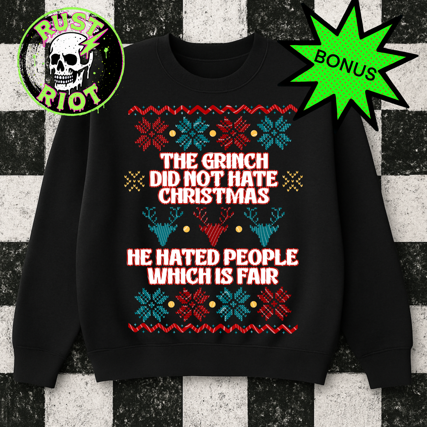 Mean One Everything Bundle | Christmas Holiday Design Collection | PNG Digital Download