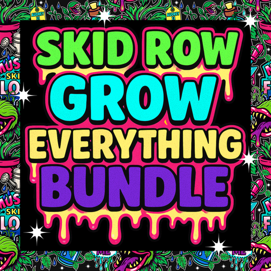 Skid Row Grow | Retro Horror Botanical Everything Bundle | PNG Digital Download