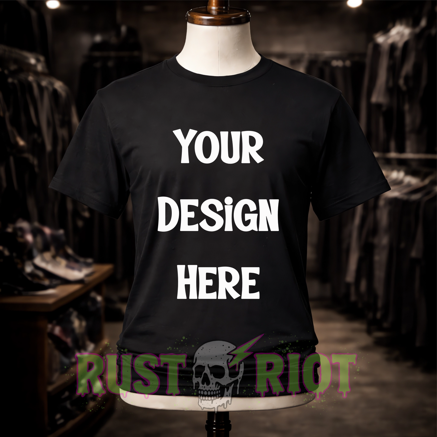 Alt Boutique Tee Mockup Bundle - 10 Colors | PNG Digital Download