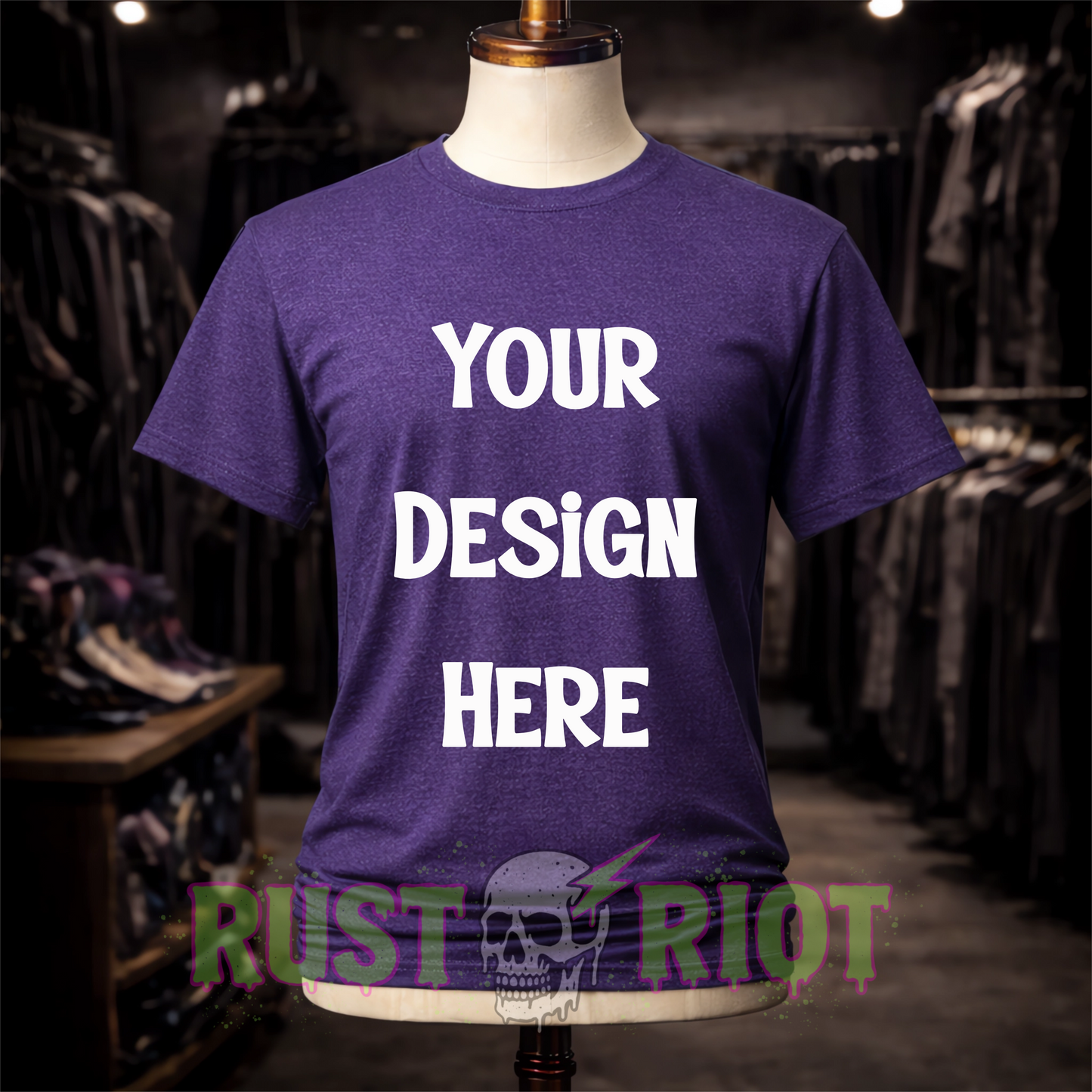 Alt Boutique Tee Mockup Bundle - 10 Colors | PNG Digital Download