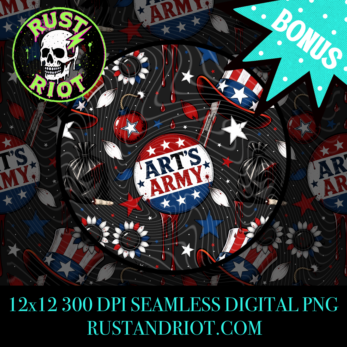 American Nightmare Everything Bundle | Patriotic Horror Collection| PNG Digital Download