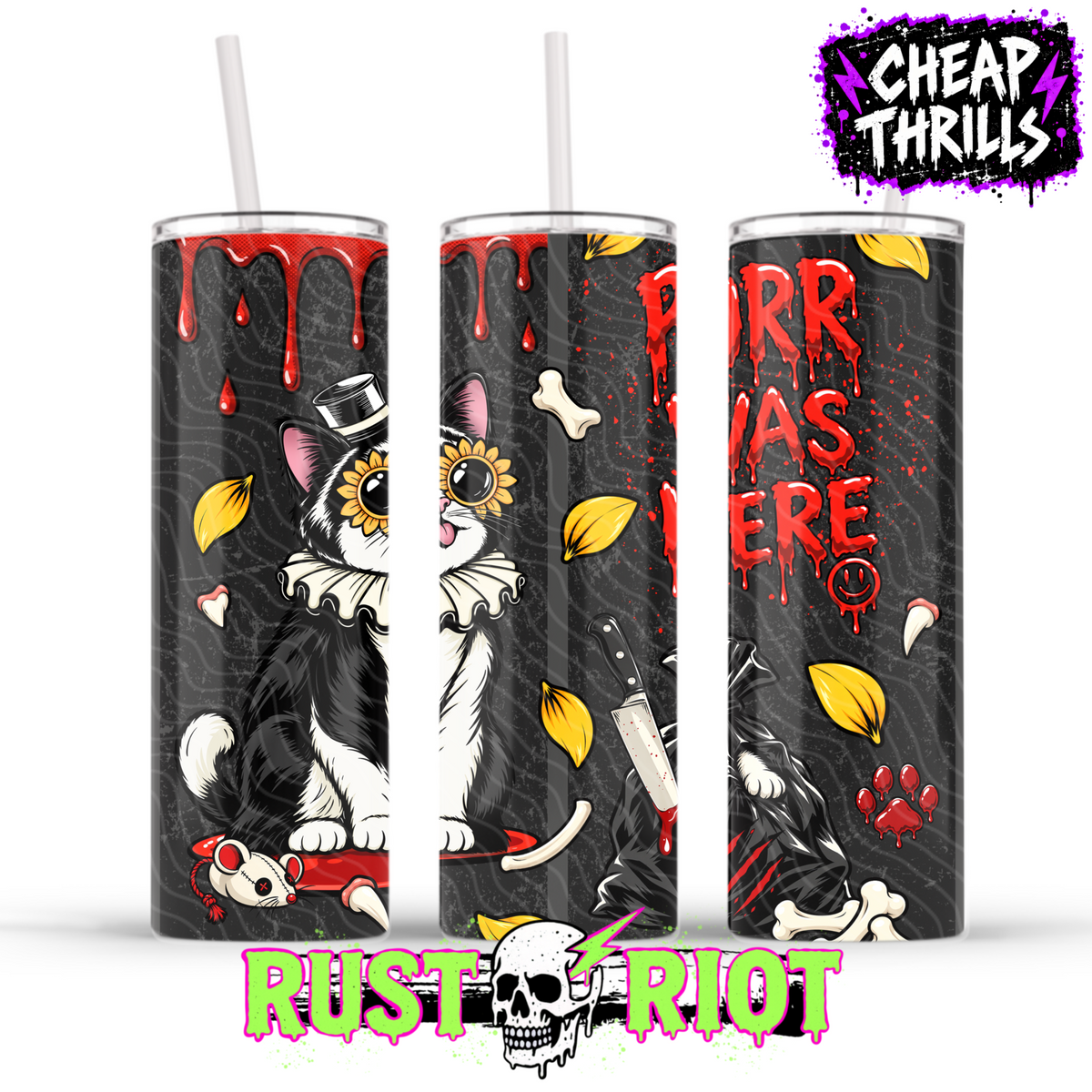 Purrifier | Horror Cat Collection | PNG Digital Download
