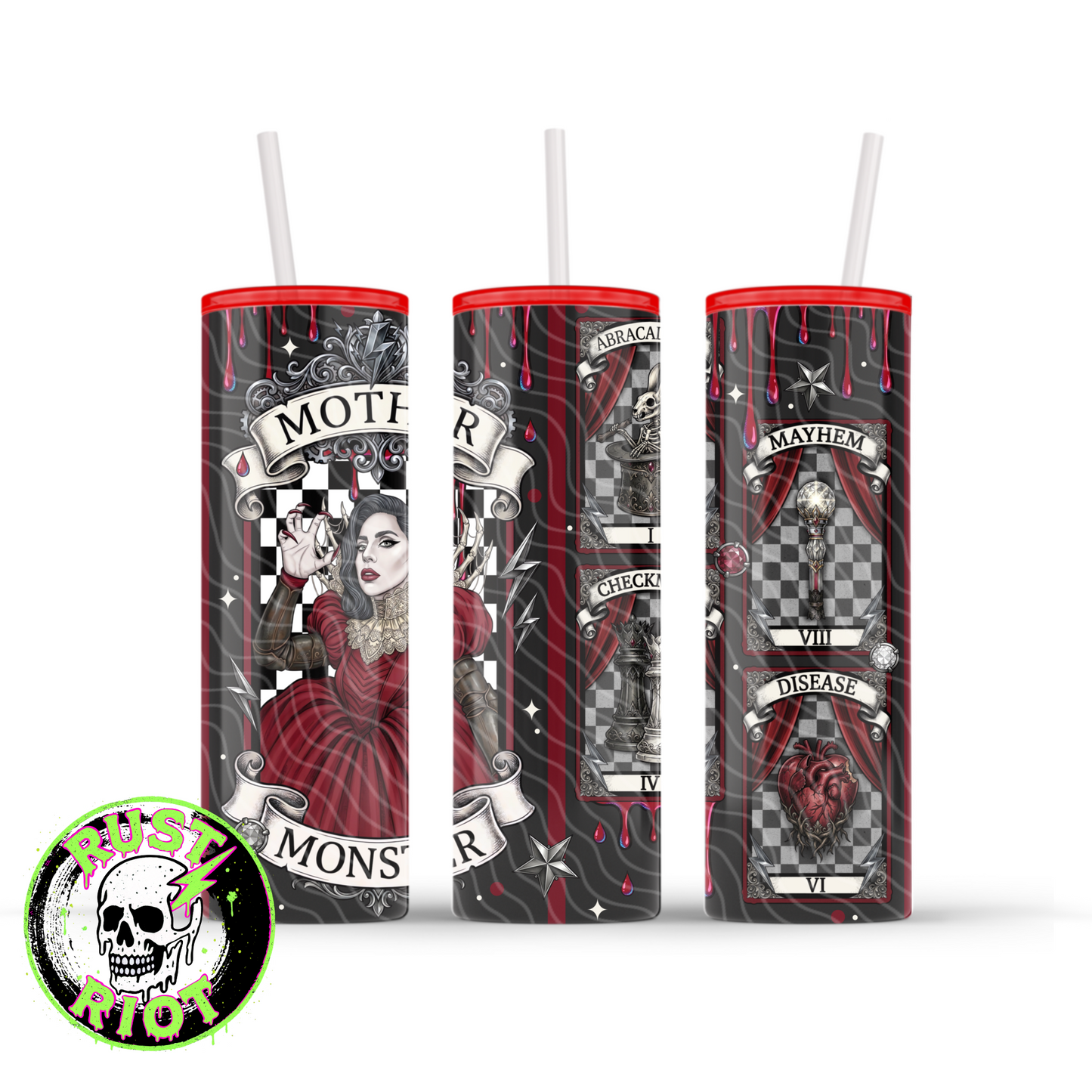 House of Mayhem Everything Bundle | Gothic Tarot Graphic Set | PNG Digital Download