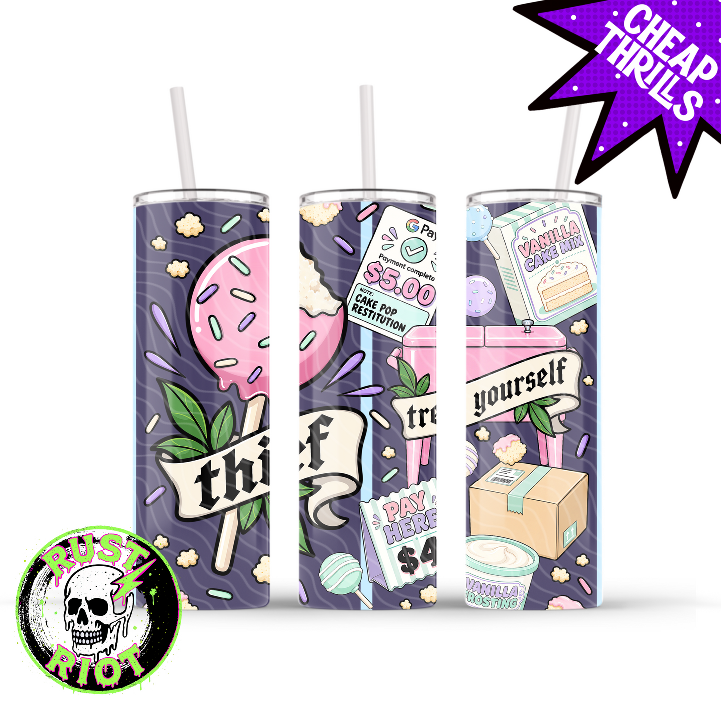 Treat Yourself | Cake Pop Collection | PNG Digital Download