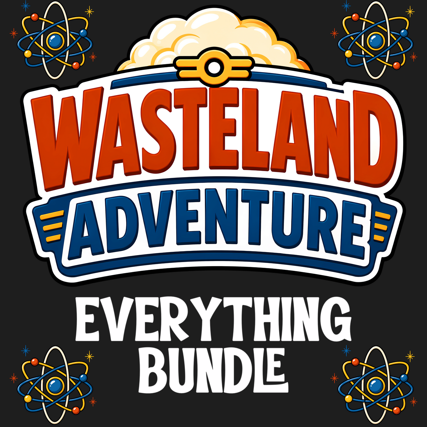 Wasteland Adventure Everything Bundle | Retro Atomic Survival Collection | PNG Digital Download
