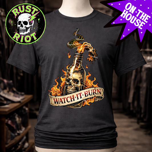 Watch it Burn | Freebie | PNG Digital Download