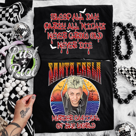 All the Damn Vampires Main PNG Digital Image, 1980s Cult Classic Horror Graphic for DTG, DTF, UVDTF or Sublimation Printing