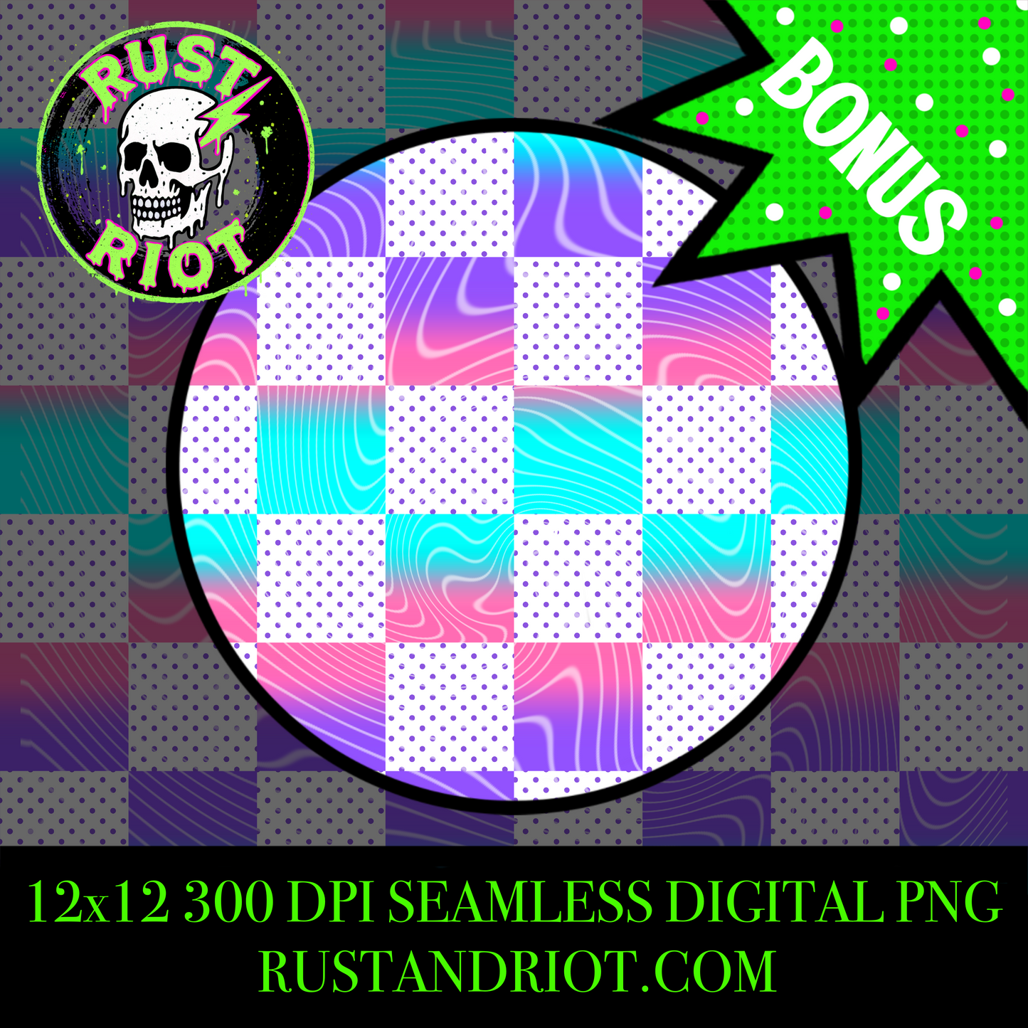 Teen Dream | Girly Cult Candy Aesthetic Seamless Pattern | PNG Digital Download